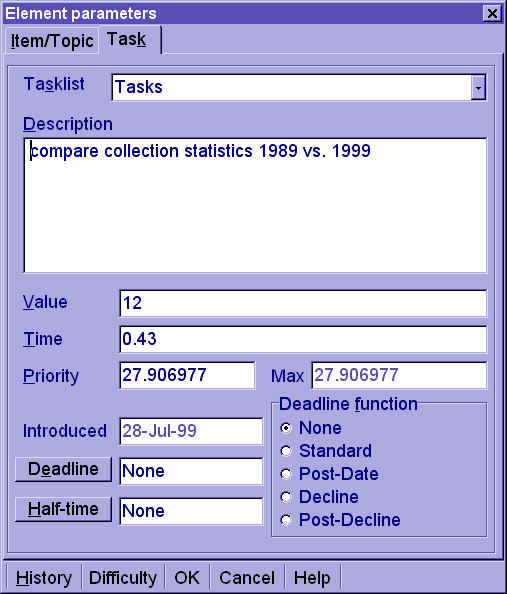 Task parameters in SuperMemo (41733 bytes)